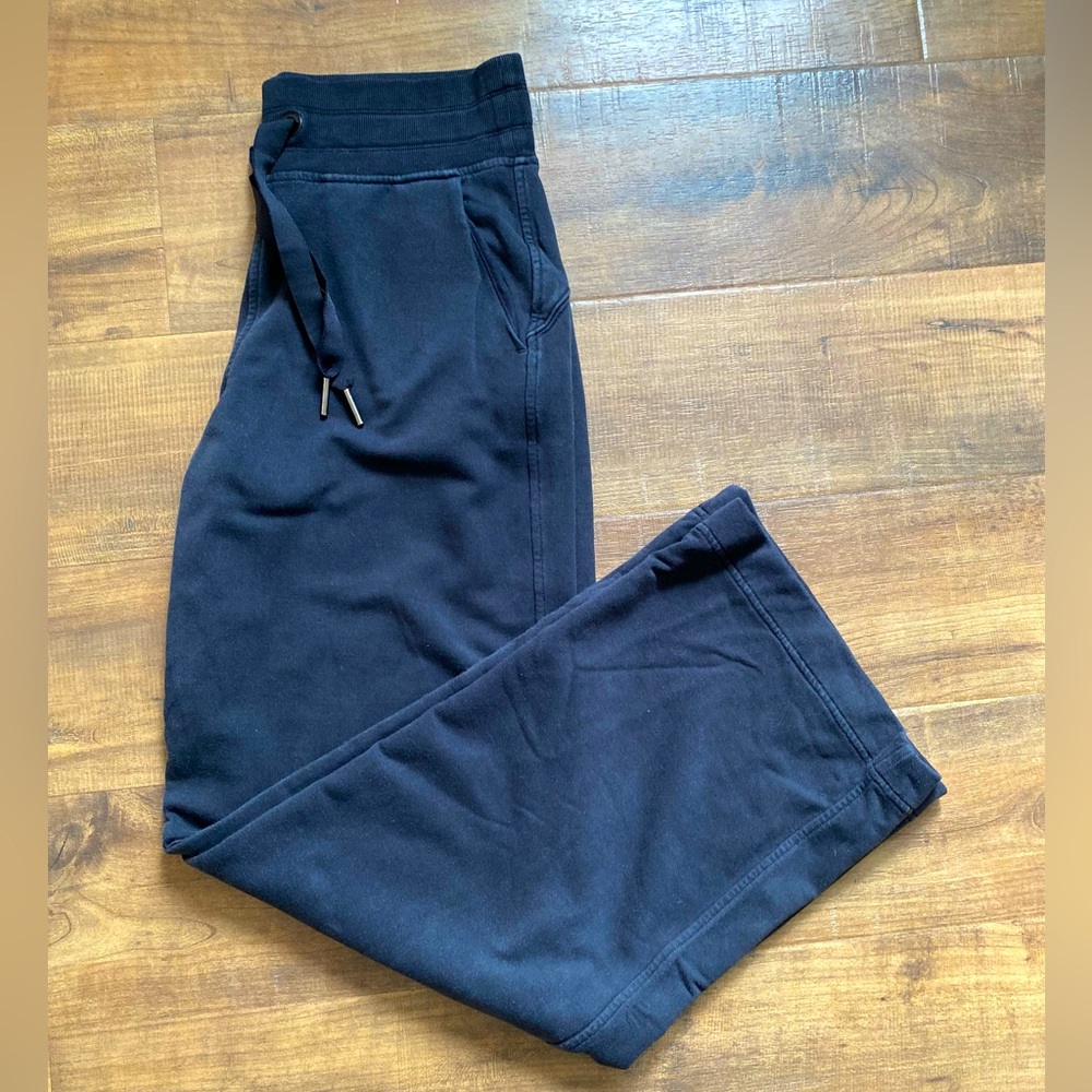 Athleta Womens Black Mid-Rise Wide leg Pants size Small